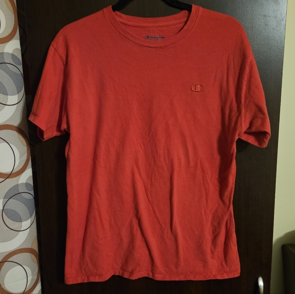 Champion Women's Bright Red Short Sleeve Tee